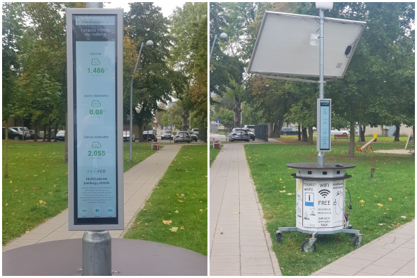 Jau galima tiesiogiai stebėti oro kokybės duomenis Jonavoje