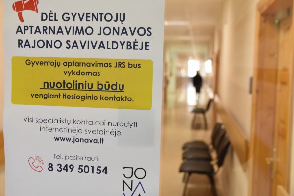 Jonavos rajono savivaldybė grįžta prie nuotolinio darbo