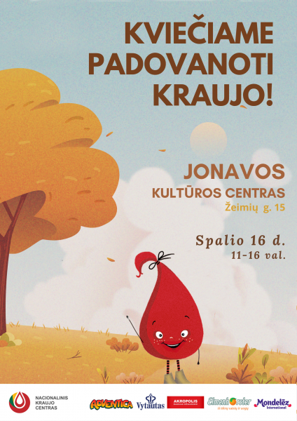 Kviečia dovanoti kraujo