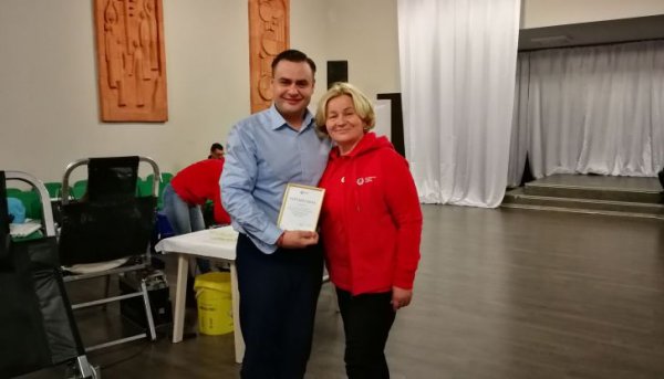 Kraujo donorų organizatorė R.Vanagienė: Jonava – gražus gerumo pavyzdys 
