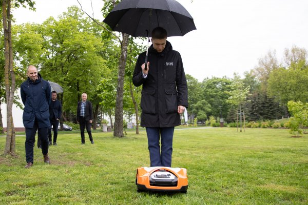 Jonavos parkuose – dar daugiau robotų