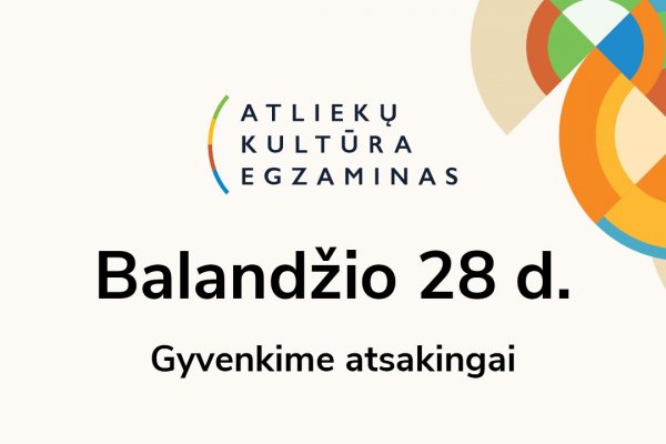 Registracija į „Atliekų kultūros“ egzaminą jau prasidėjo
