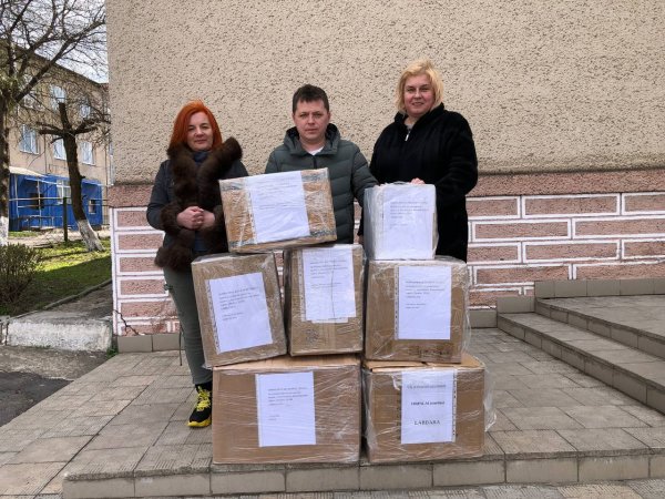 Ukrainiečiai dėkoja Jonavai už humanitarinę pagalbą