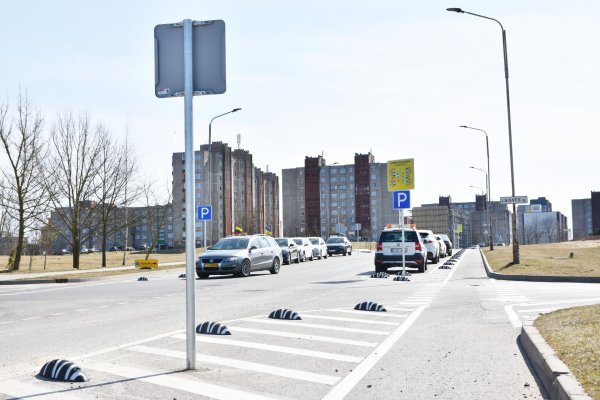 Bus keičiamas kelio ženklinimas P. Vaičiūno gatvėje  