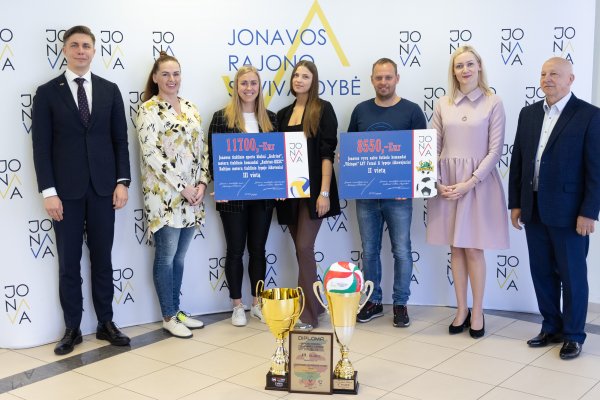 Jonavos klubams prizininkams – savivaldybės premijos