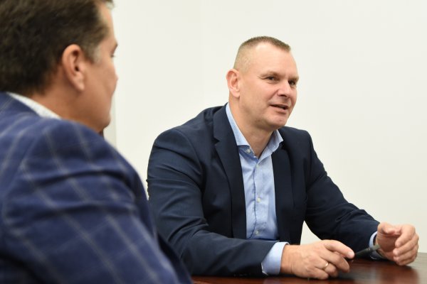 Jonavoje lankėsi Nacionalinės sporto agentūros vadovas 