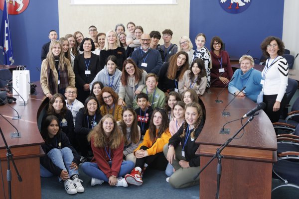 Jonavoje vieši tarptautinio Erasmus projekto dalyviai 