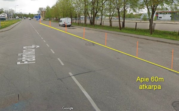 Fabriko g. stovėjimo aikštelėje – laikini eismo ribojimai