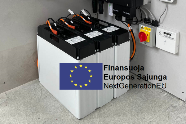 Įsirenkite saulės elektrinės energijos kaupiklį jau kitam saulėtam sezonui