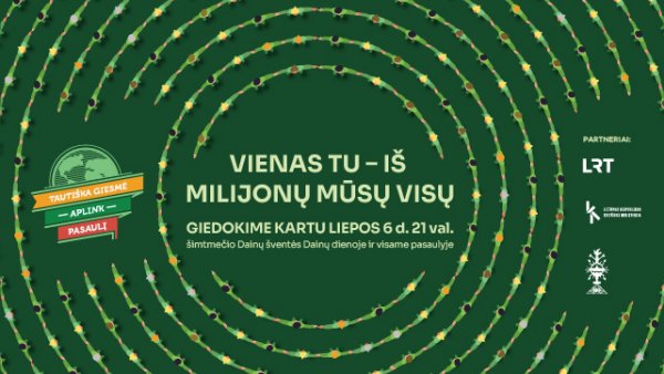 Vienas tu – iš milijonų mūsų visų