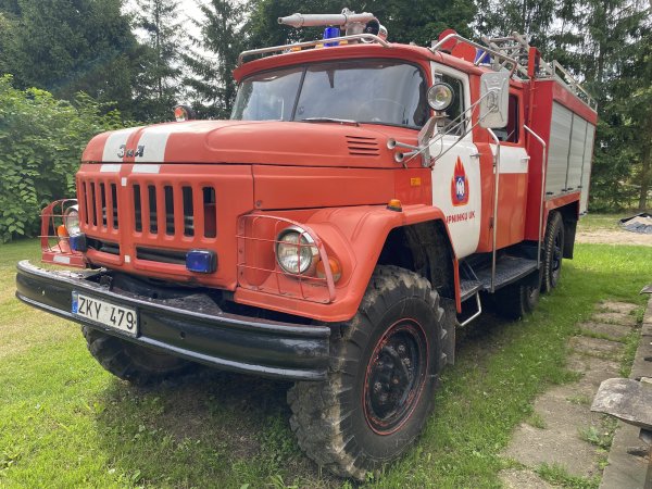 PAKARTOTINIS Gaisrinio automobilio ZIL-131 pardavimas viešo aukciono būdu