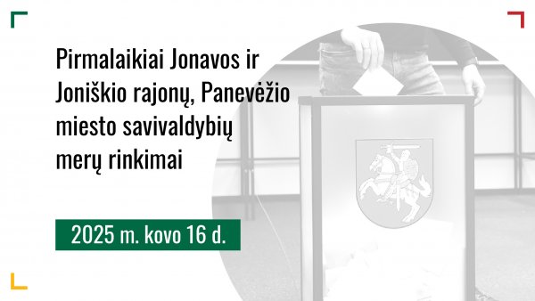 Trijų savivaldybių merų rinkimai – jau kitą savaitę: kada ir kur balsuoti