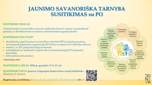 Vyko trišalis Jaunimo savanoriškos tarnybos susitikimas