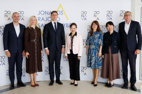 Jonavai – sveikinimas iš partnerio miesto Tainano 