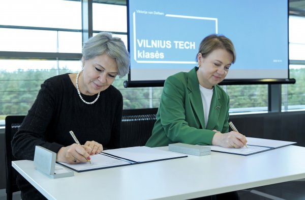 Jonavos gimnazistams – nauja galimybė mokytis VILNIUS TECH klasėje