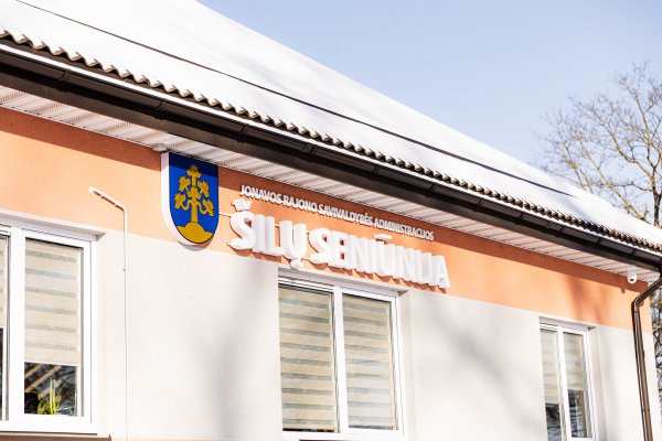 Šilų seniūnija pradėjo darbą naujose patalpose