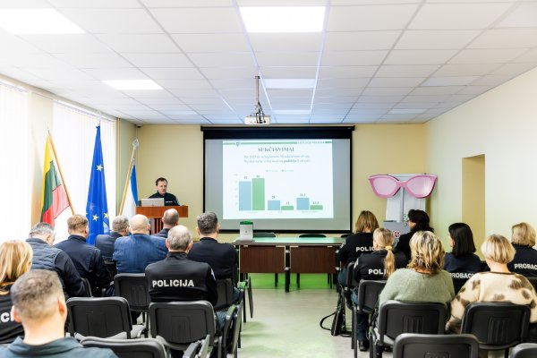 Pristatyta Jonavos rajono policijos komisariato 2025 metų veiklos ataskaita