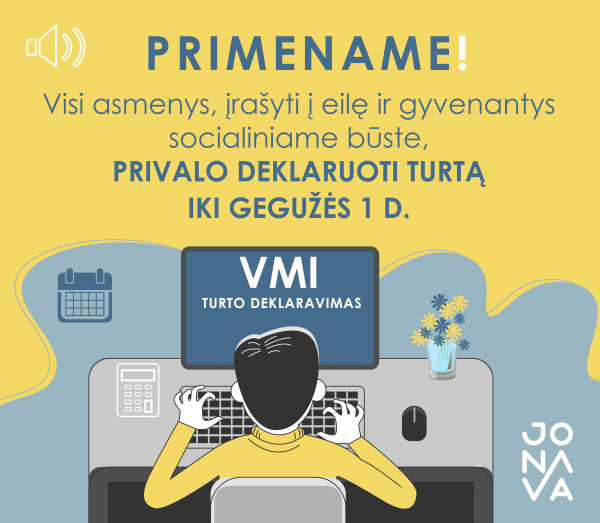 Dėl turto deklaravimo: svarbi informacija socialinio būsto gyventojams